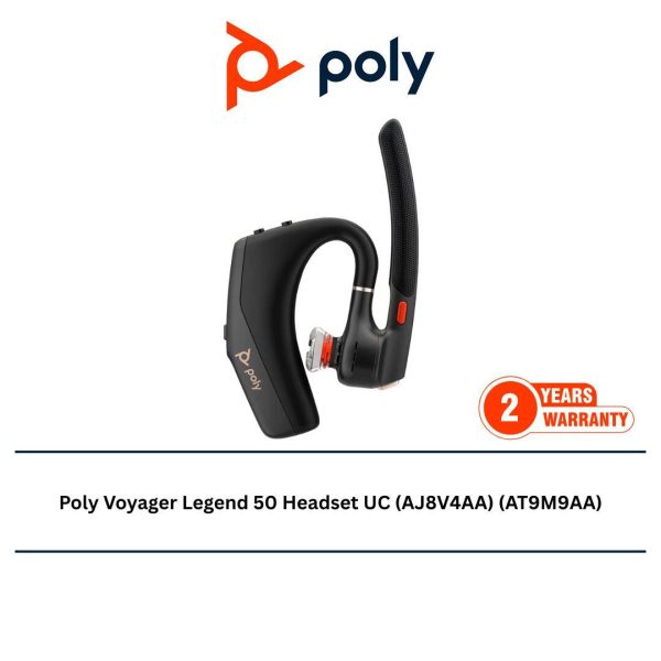1 Poly Voyager Legend 50 Headset UC (AJ8V4AA) (AT9M9AA)