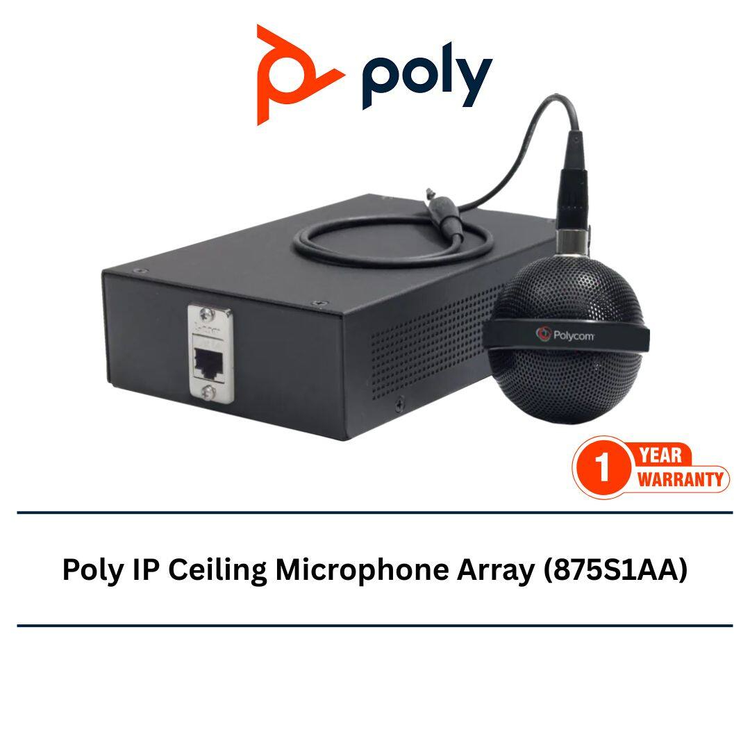 Poly Mic Array Poly IP Ceiling Microphone Array (875S1AA) – Poly Malaysia