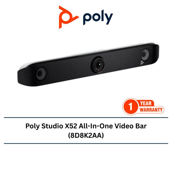Poly Studio X52 All-In-One Video Bar (8D8K2AA)