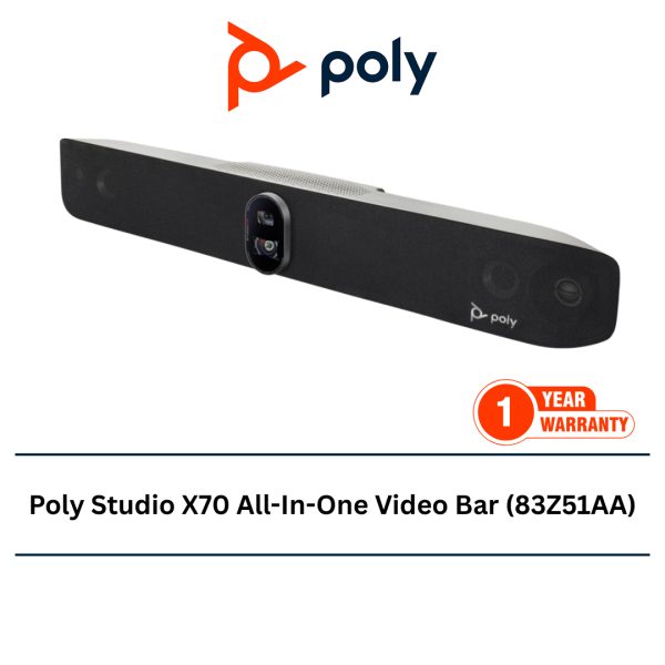 Poly Studio X70 All-In-One Video Bar (83Z51AA)