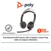 Poly Blackwire 5220 Stereo USB-C Headset +3.5mm Plug +USB-C/A Adapter (8X231AA)