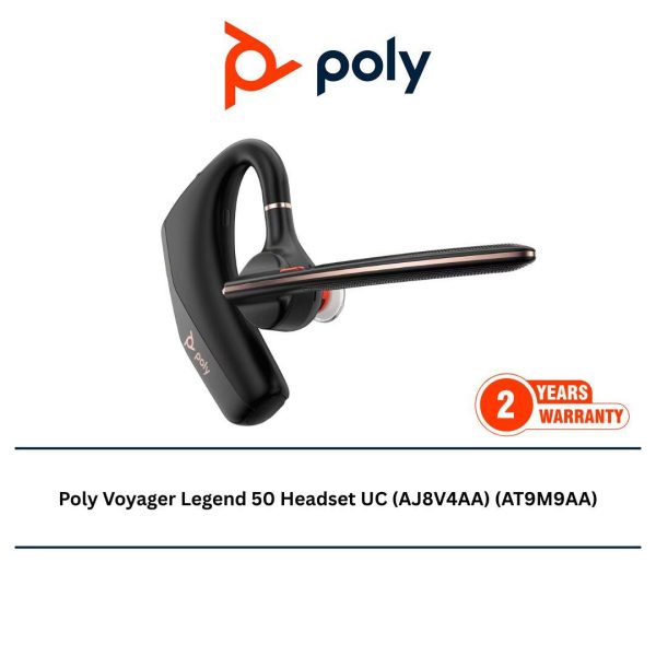 2 Poly Voyager Legend 50 Headset UC (AJ8V4AA) (AT9M9AA)