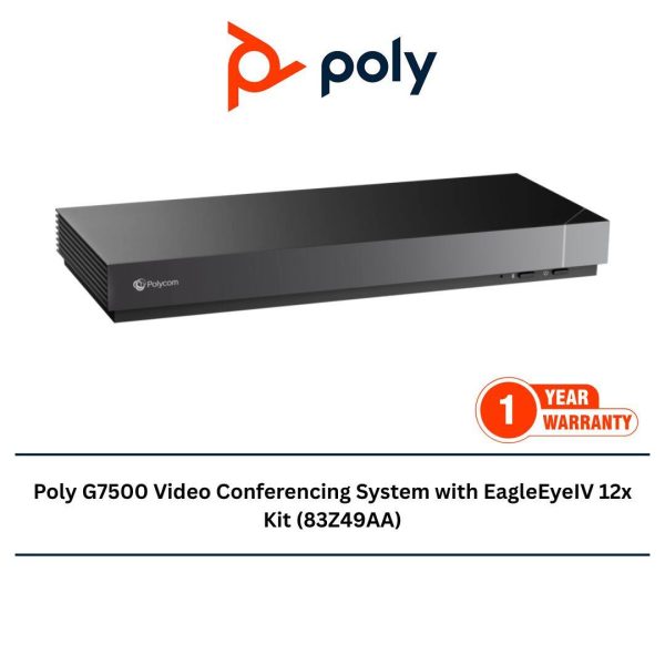Poly G7500 Video Conferencing System with EagleEyeIV 12x Kit (83Z49AA)