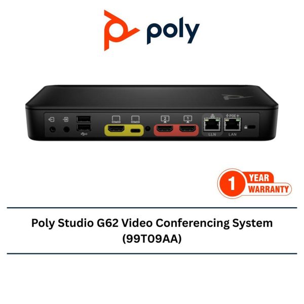 Poly Studio G62 Video Conferencing System (99T09AA)