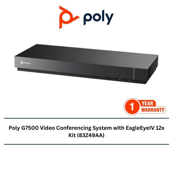 Poly G7500 Video Conferencing System with EagleEyeIV 12x Kit (83Z49AA)