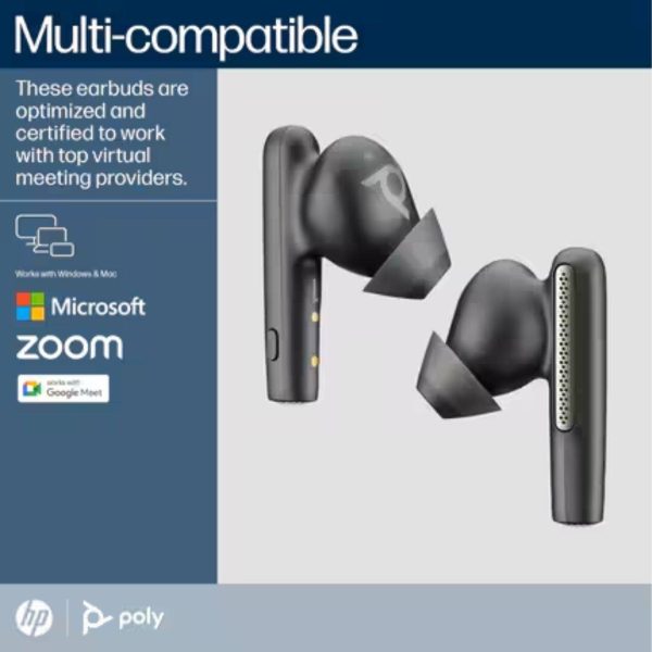 Poly Voyager Free 60+ UC M Earbuds with BT700 USB-A / C Adapter (7Y8G3AA) (7Y8G4AA) (7Y8G5AA) (7Y8G6AA) (7Y8G7AA) (7Y8G8AA) (7Y8G9AA) (7Y8H0AA)