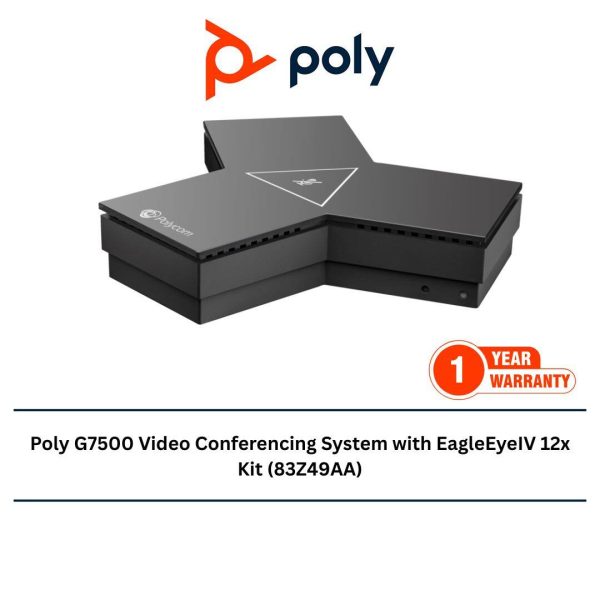 Poly G7500 Video Conferencing System with EagleEyeIV 12x Kit (83Z49AA)