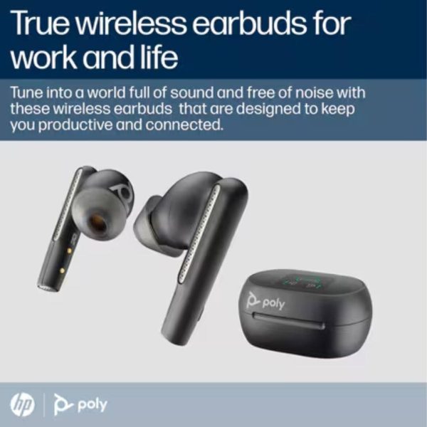 Poly Voyager Free 60+ UC M Earbuds with BT700 USB-A / C Adapter (7Y8G3AA) (7Y8G4AA) (7Y8G5AA) (7Y8G6AA) (7Y8G7AA) (7Y8G8AA) (7Y8G9AA) (7Y8H0AA)